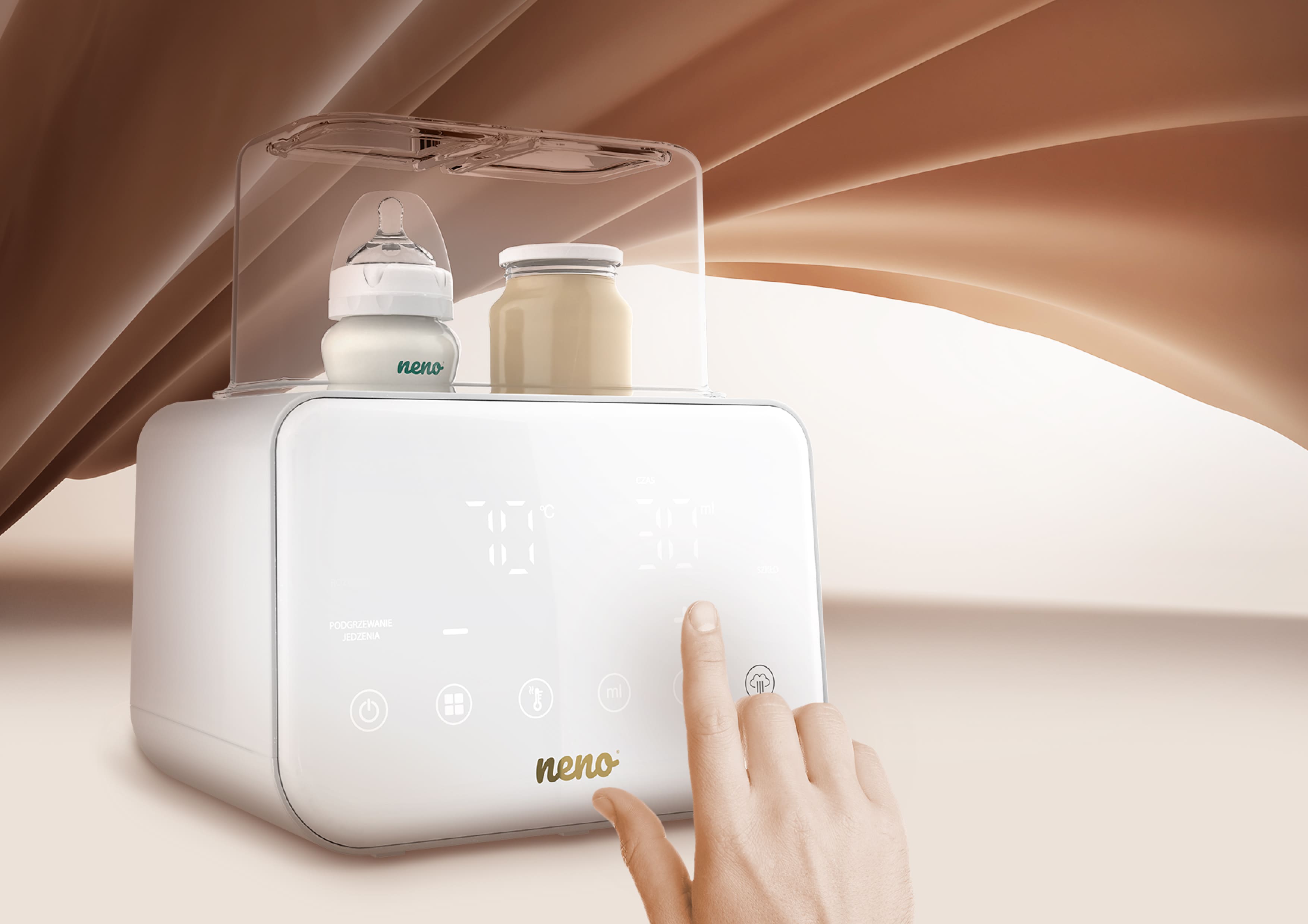 sterylizator i podgrzewacz dla różnych butelek