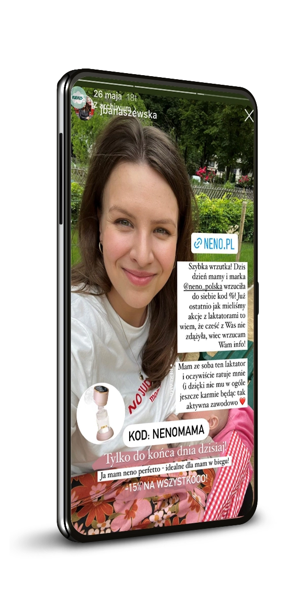 Znane mamy - promujące markę Neno