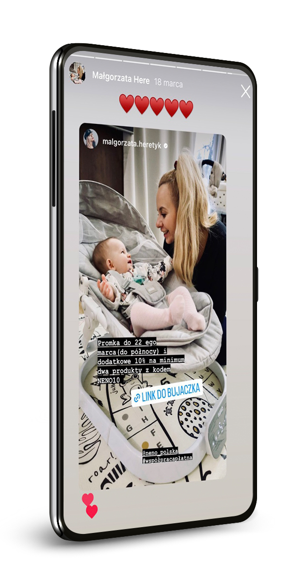 Znane mamy - promujące markę Neno