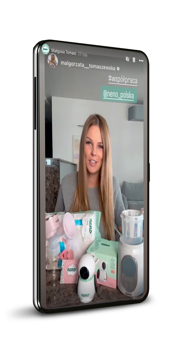 Znane mamy - promujące markę Neno