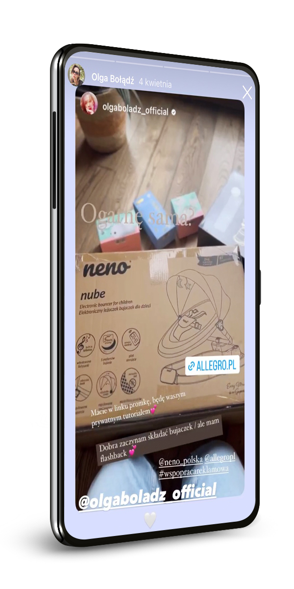 Znane mamy - promujące markę Neno